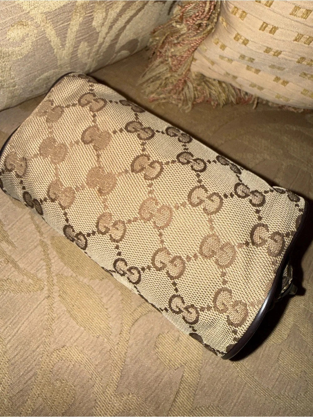 Vintage Gucci GG Canvas DressCosmetic Pouch - Model 138044 preloved